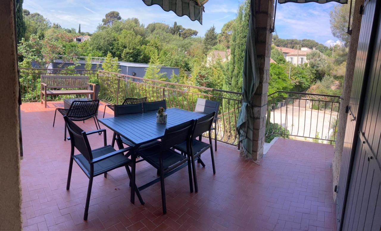 Haut De Villa Avec Terrasse Privative Jardin Et Parking Tout Pres Des Plages ตูลง ภายนอก รูปภาพ